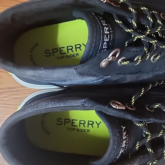Sperry navy swedes ankle boot size 9 main image 5